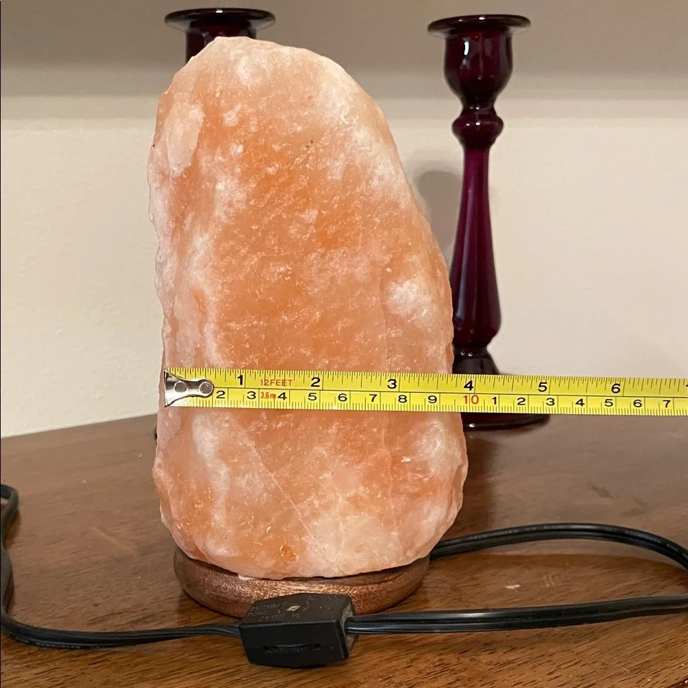 Himalayan Salt Lamp - Warm Orange Glow Home Accent